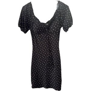 Black Floral Bodycon Dress